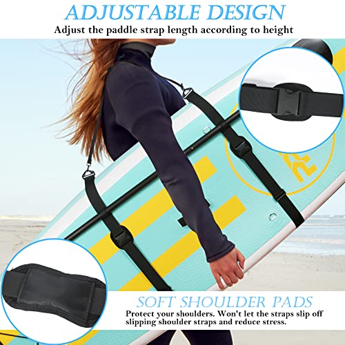 Adjustable Paddle Board Carry Strap - Versatile SUP Carrying Strap for Paddleboards, Surfboards, Longboards, Canoes, and Kayaks - Best for Males and Ladies