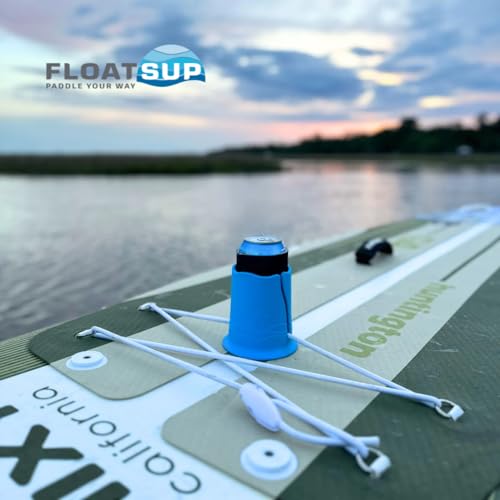 Floatsup® Signature Blue Drink Holder for Cup, Paddle Board, and Kayak