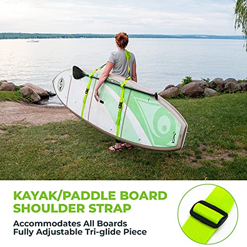 Gradient Health Shoulder Strap for Kayaks, Paddle Boards, and Surfboards | Arms-Free Carrying Strap for All Board Sizes