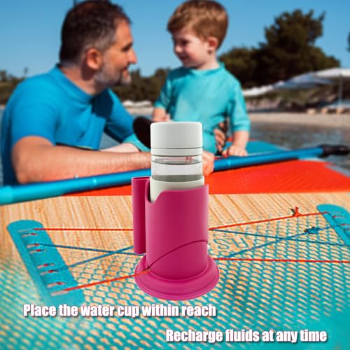 Kayak Cup Holder - Paddle Board Cup Holder Accent for Surfboards, Canoes, and Kayaks, Appropriate with Varied Cup and Bottle Sizes