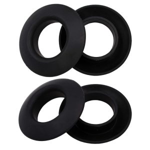 Set of 4 Common Kayak Paddle Drip Rings – Prevents Sliding on Kayak and Canoe Paddles (Black)