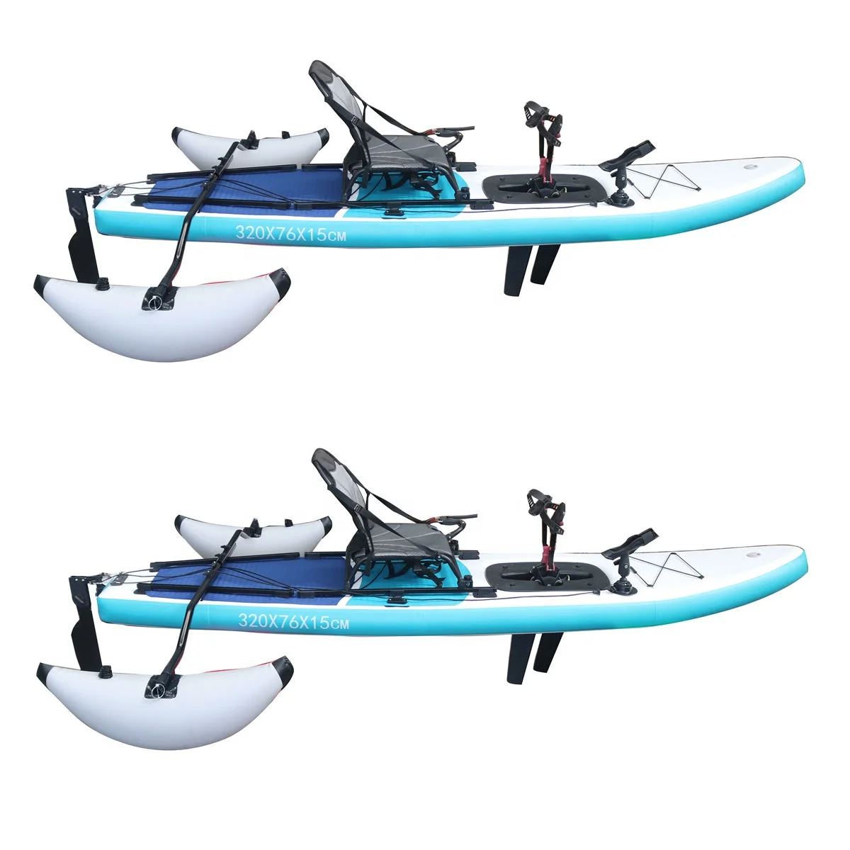 Viking 3.2m Inflatable SUP Pedal Kayak - Skilled Excessive-Stability Board for Water Sports activities